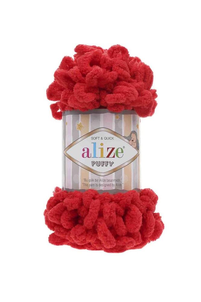 Alize Puffy El Örgü İpi Kırmızı 056