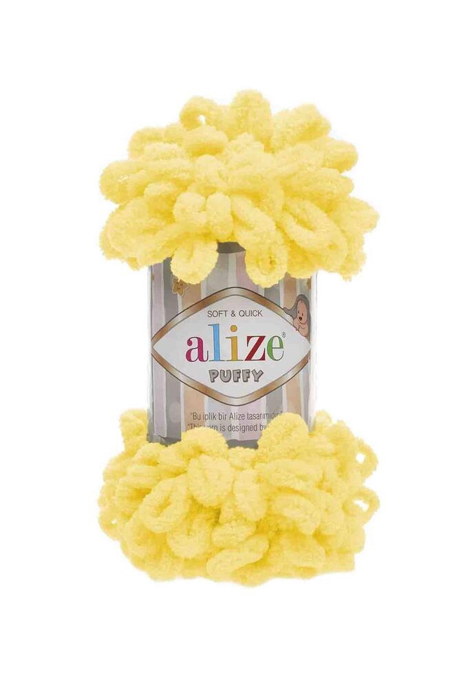 Alize Puffy El Örgü İpi Sarı 216