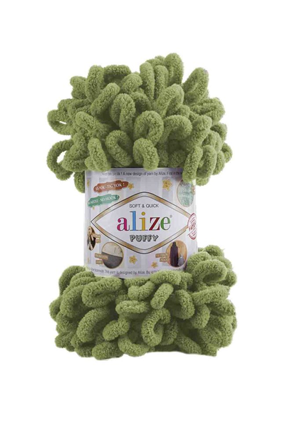 Alize Puffy El Örgü İpi Yeşil 485