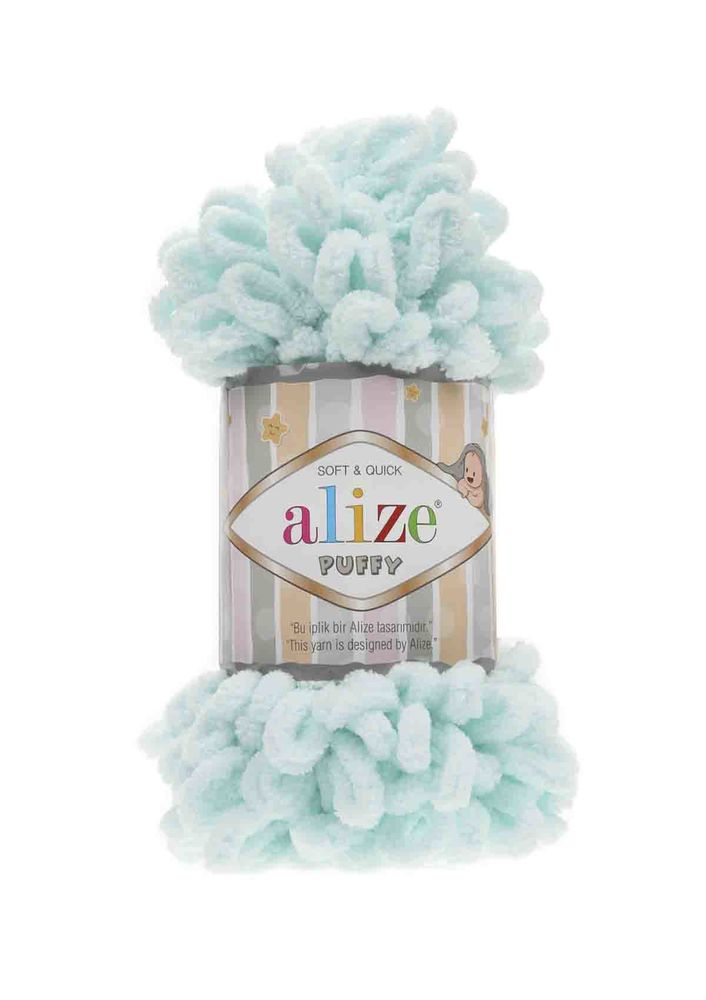 Alize Puffy El Örgü İpi Su Yeşili 015