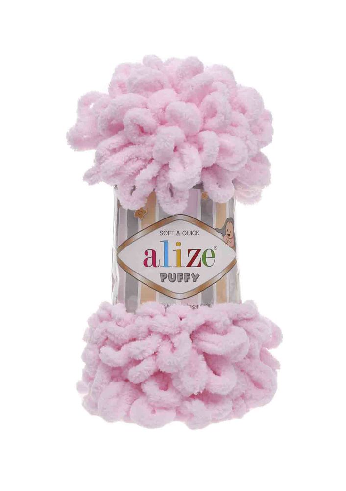 Alize Puffy El Örgü İpi Bebe Pembe 031