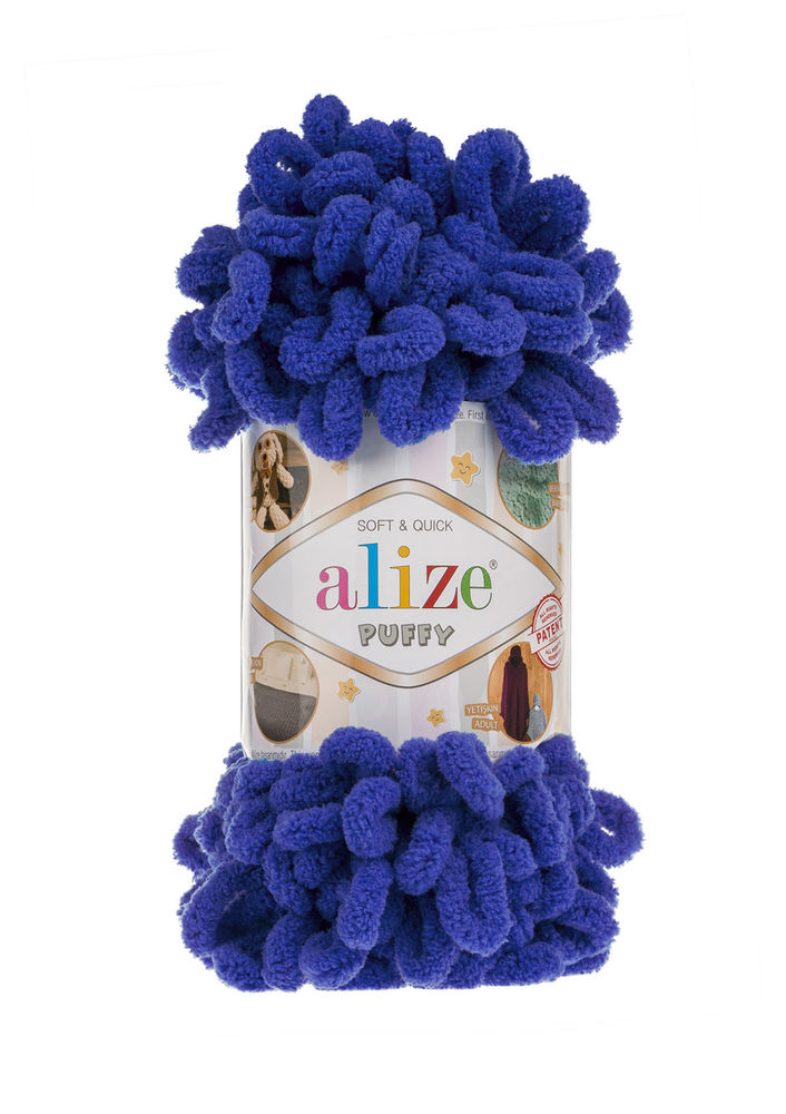 Alize Puffy El Örgü İpi Saks Mavi 141