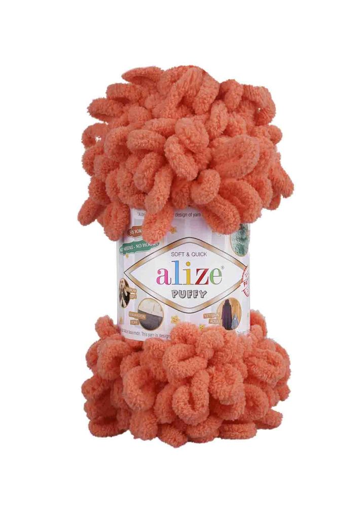 Alize Puffy El Örgü İpi Mercan 619