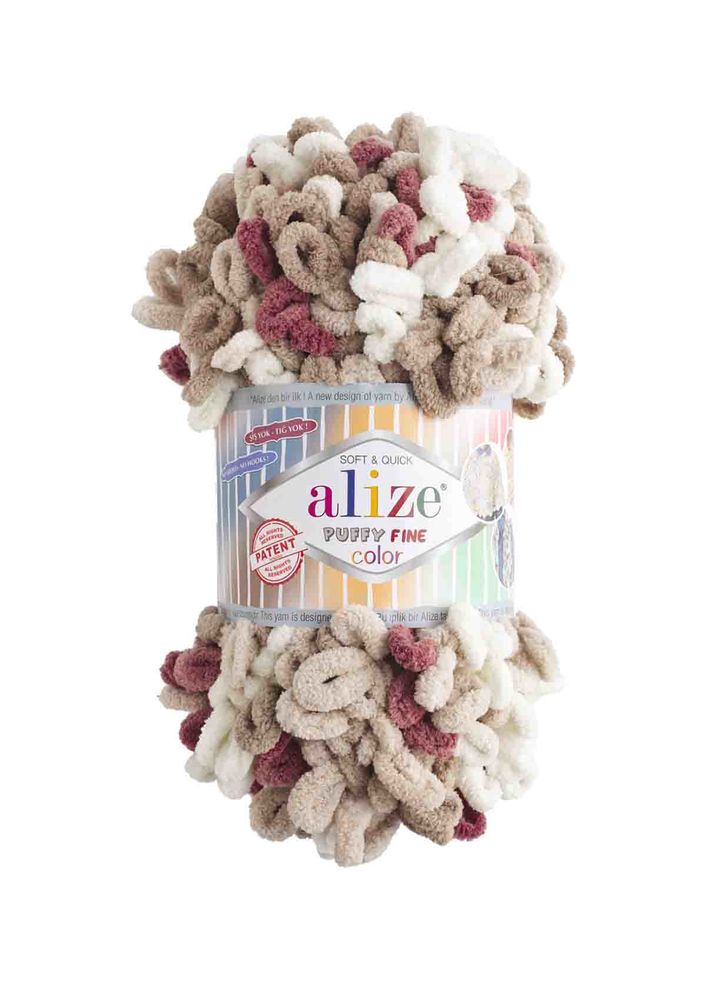 Alize Puffy Fine Color El Örgü İpi 6040