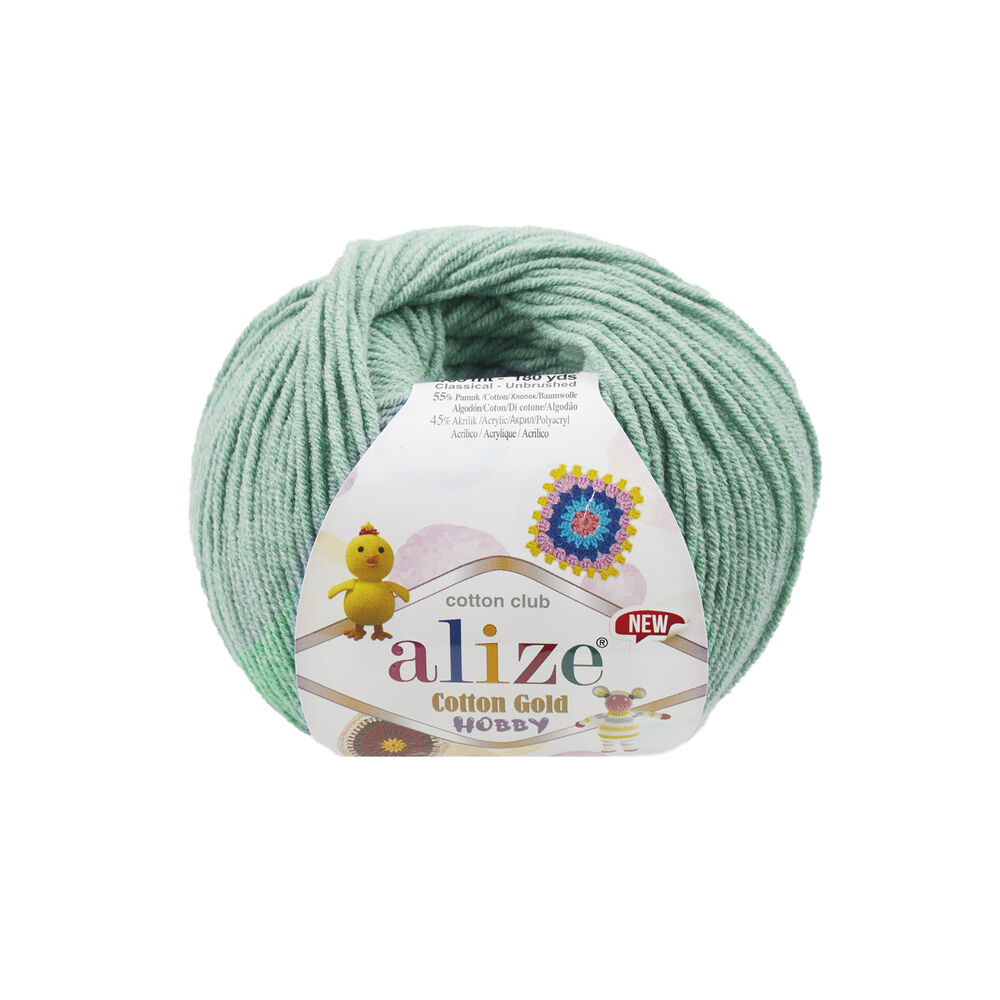 Alize Cotton Gold Hobby New El Örgü İpi Su Yeşili 015 Alize Cotton Gold Hobby New El Örgü İpi Su Yeşili 015