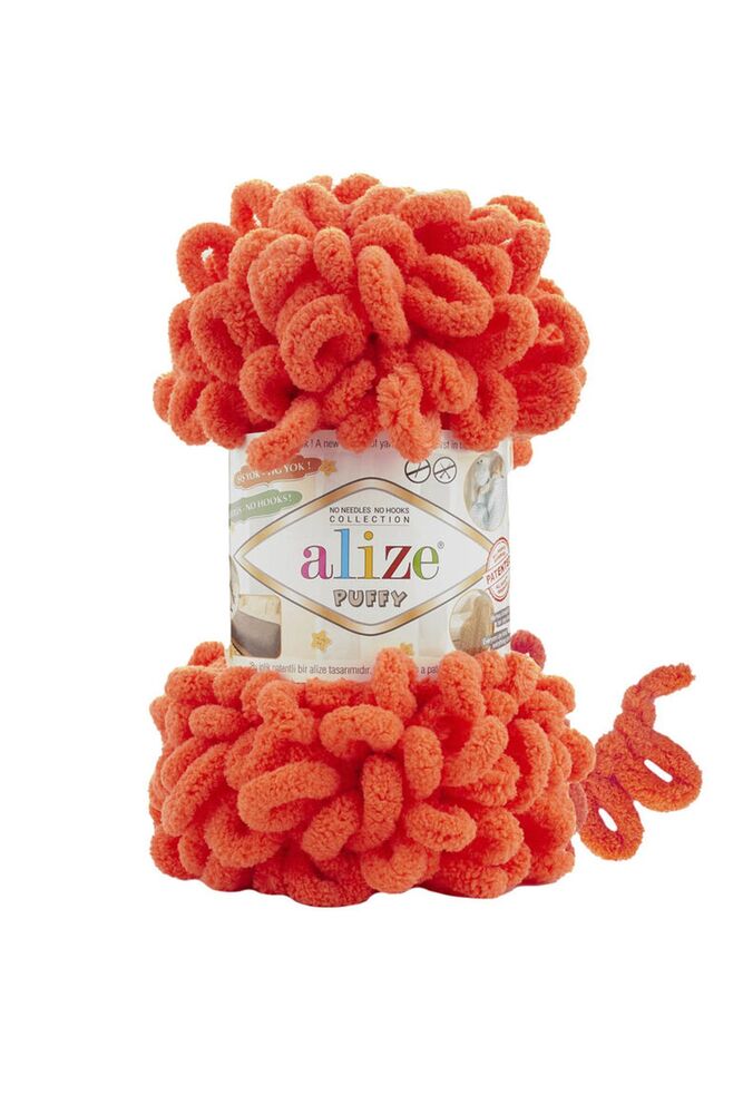 Alize Puffy El Örgü İpi Nar Çiçeği 421