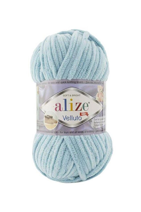 Alize Velluto Yarn/Azure 414