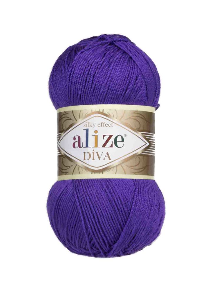 Alize Diva El Örgü İpi Mavi Mor 252