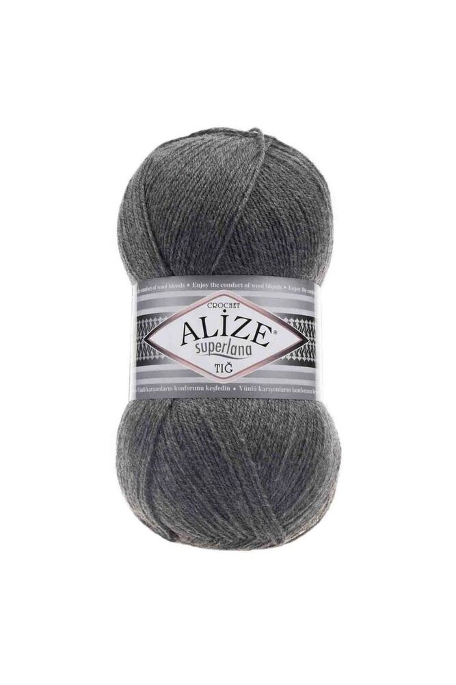 Alize Superlana Tığ Yarn /Gray Melange 182