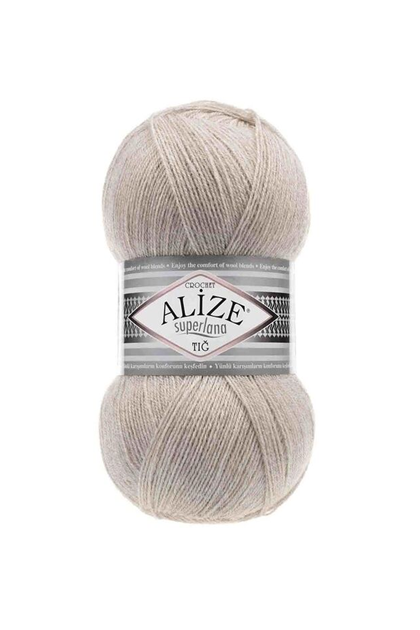 Alize Superlana Tığ Yarn /Beige Melange 152