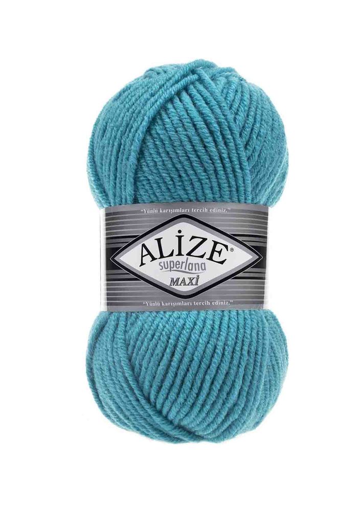 Alize Superlana Maxi El Örgü İpi Turkuaz 287
