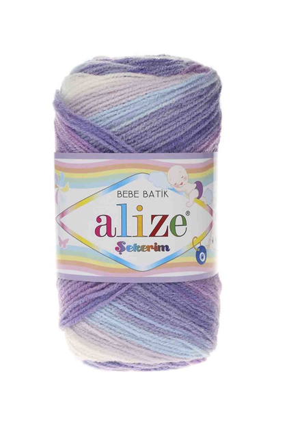 Alize Şekerim Batik El Örgü İpi 3483