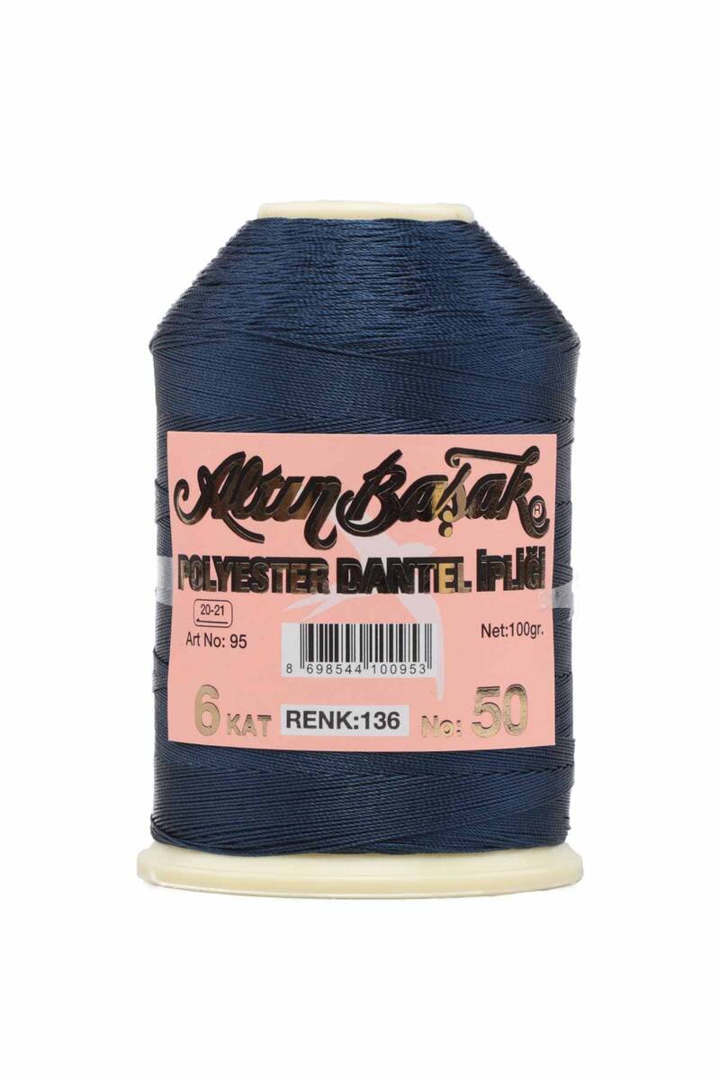 Altınbaşak Dantel Ve Oya İpi 6 Kat 50 No 100 Gr 136