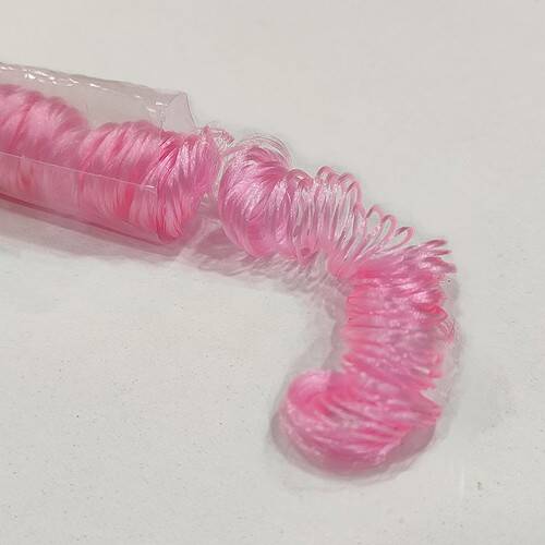 Amigurumi Kıvırcık Saç | Açık Pembe
