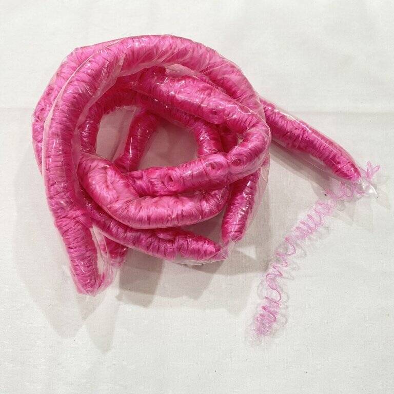 Amigurumi Kıvırcık Saç | Fuşya
