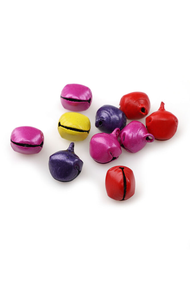 Amigurumi Zil Çan 14 mm 10 Adet | Karışık Renk