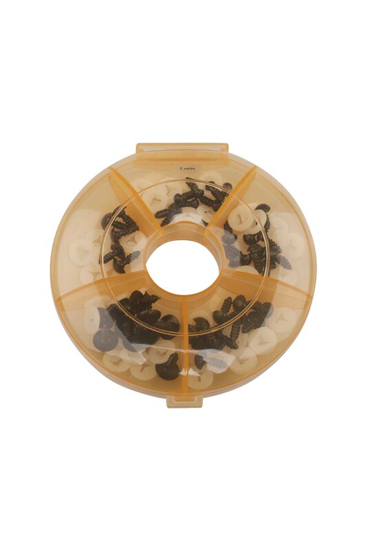 Organizerli Amigurumi Vidalı Göz Seti - Thumbnail