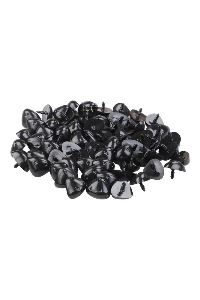 Amigurumi Safety Nose 30 mm 100 pcs /Black