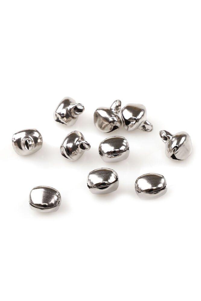 Amigurumi Bells 12 mm 10 pcs| Silver
