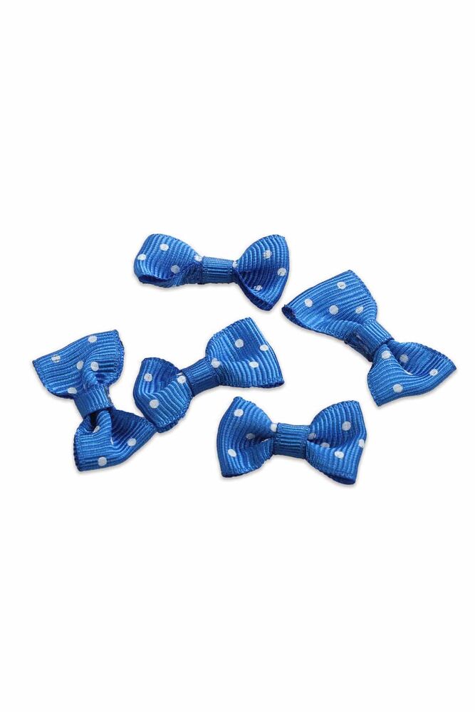 Amigurumi Fabric Bow 5 pcs | Sax-blue