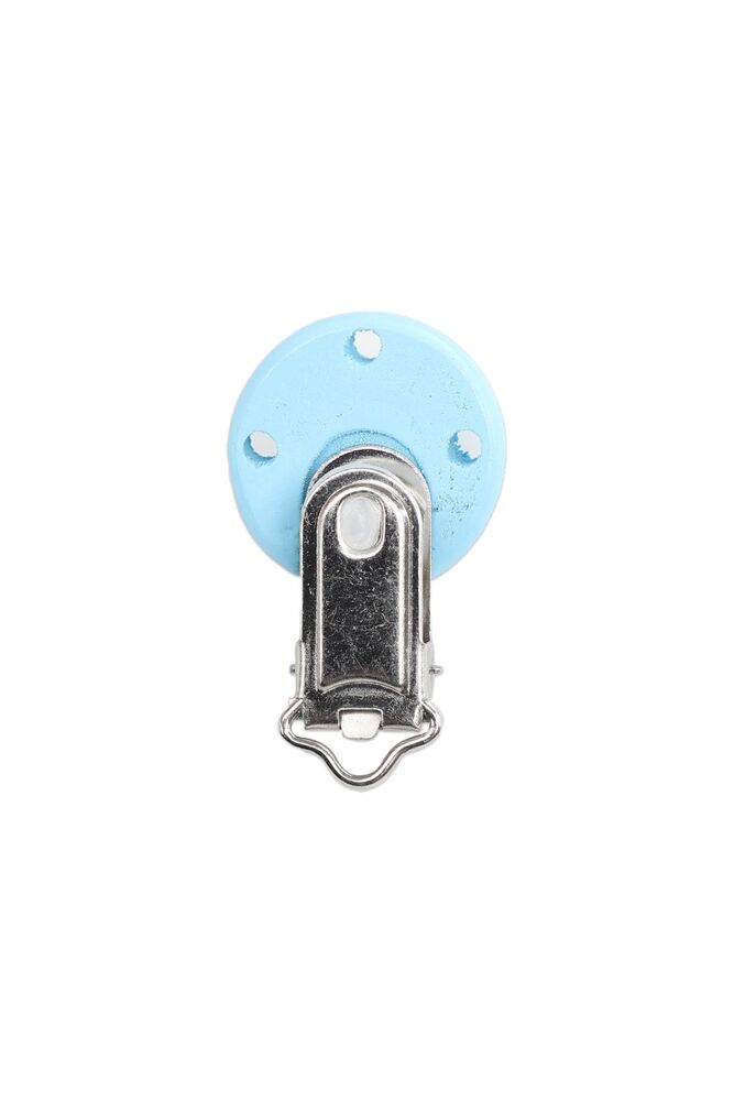 Wooden Pacifier Clip 3 Cm | Blue 