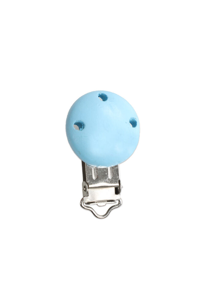 Wooden Pacifier Clip 3 Cm | Blue 