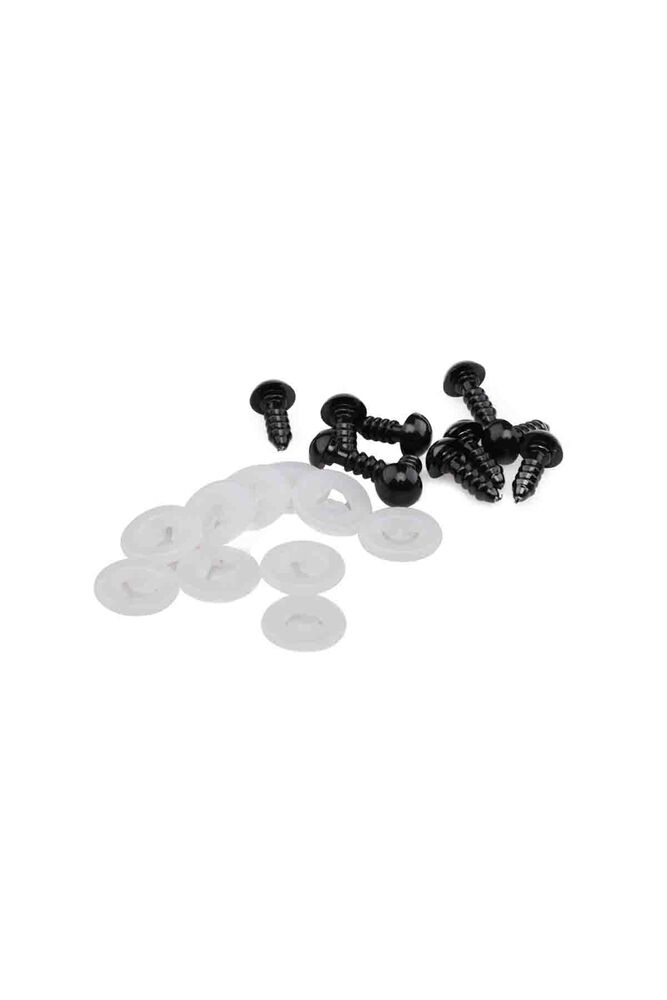 Amigurumi Safety Eyes 8mm 5 pairs/Black