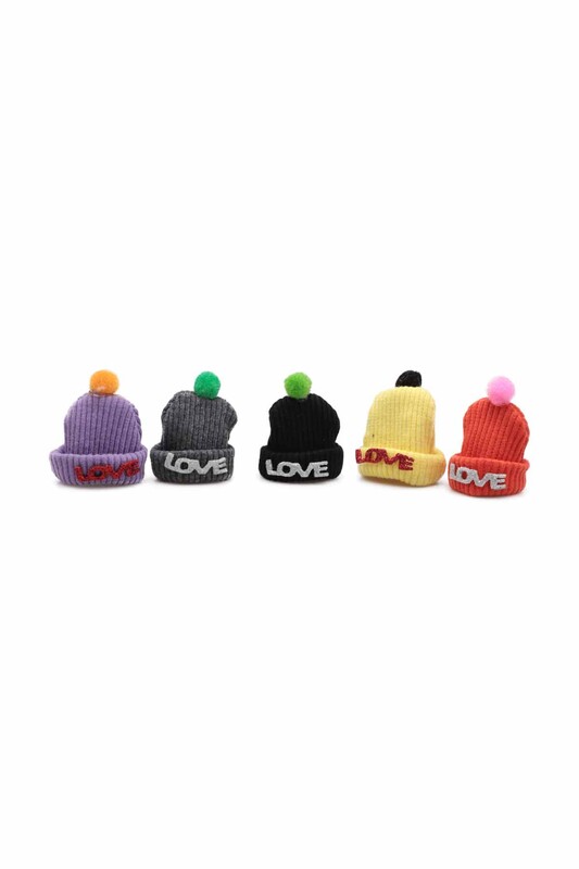 Amigurumi Beret 5 pcs - Thumbnail