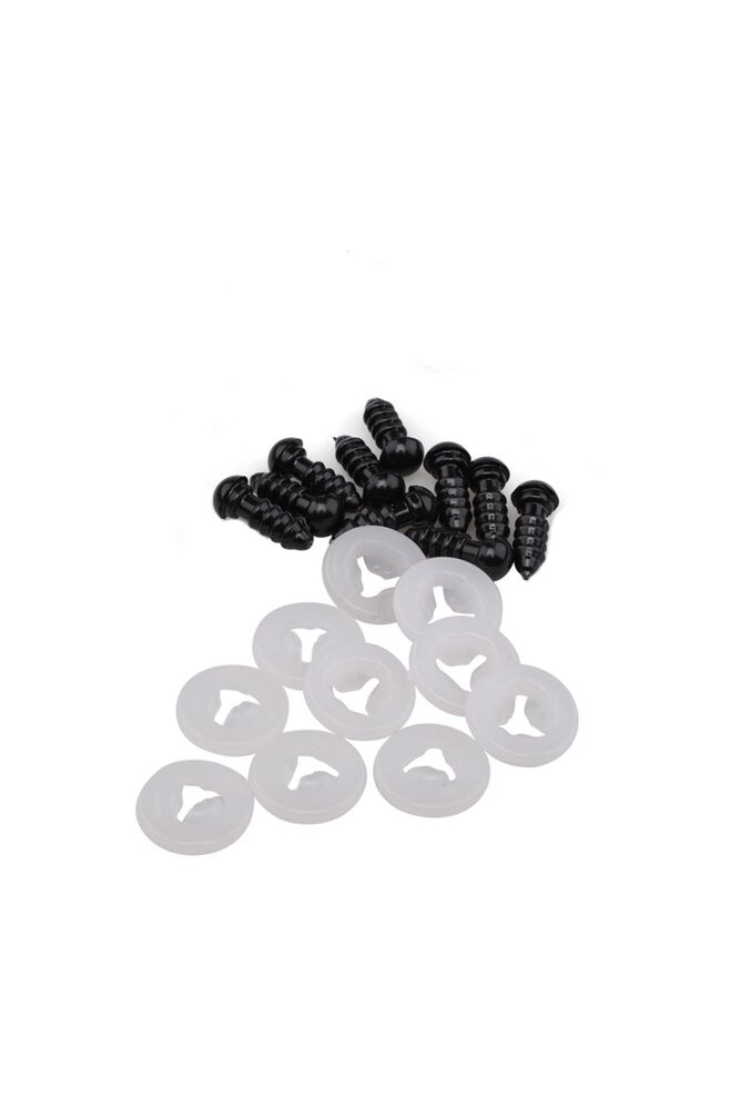 Amigurumi Safety Eyes 6mm 5 pairs/Black