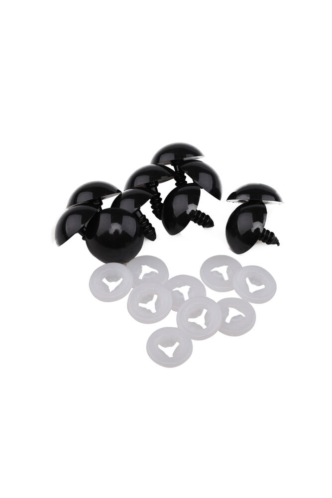 Amigurumi Safety Eyes 18mm 5 pairs/Black