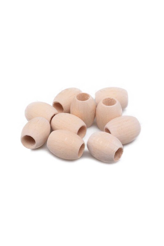 SİMİSSO - Raw Wood Bead 2 cm10 pcs