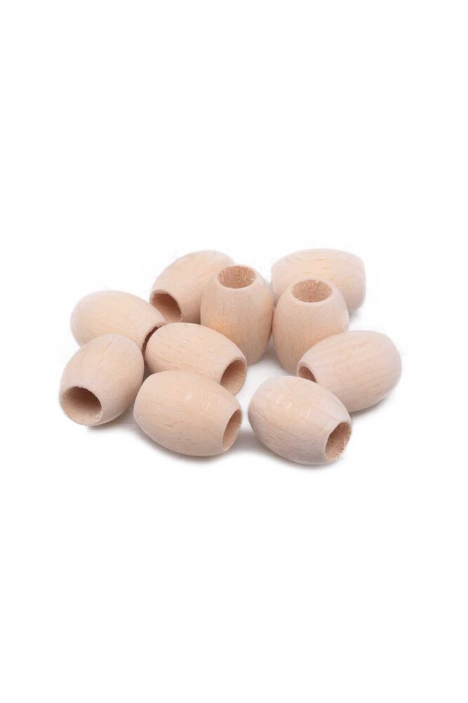 Raw Wood Bead 2 cm10 pcs