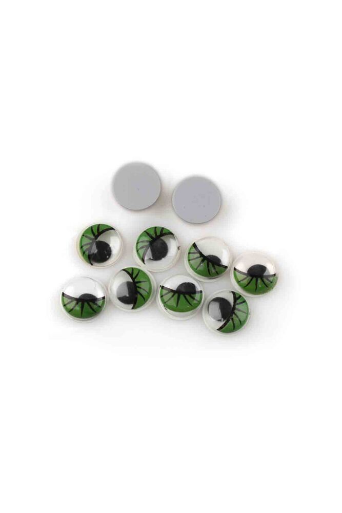 Moving Amigurumi Eyes 5 Pairs 10 mm|Green