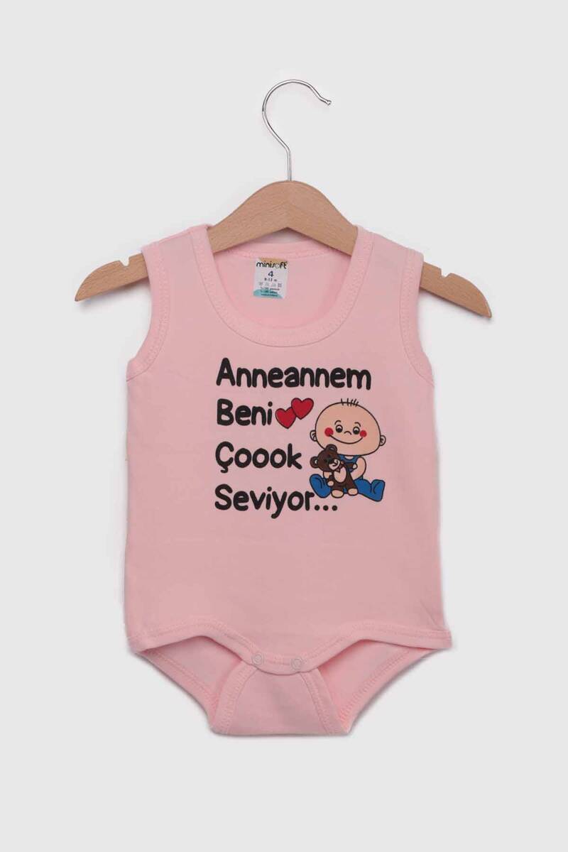 Anneannem Beni Çok Seviyor Bebek Zıbın Kod/renk: Pudra