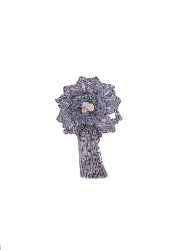 SİMİSSO - Tasseled Bow 628 | Grey