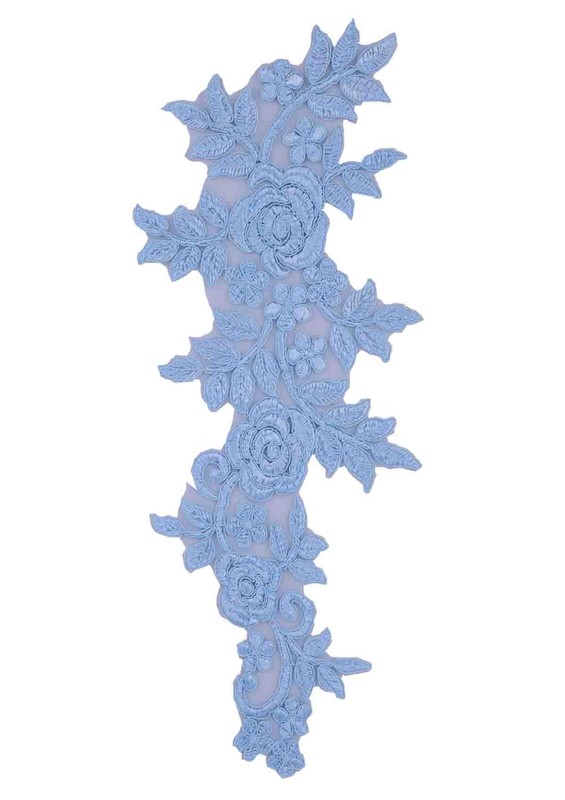 Guipure Applique Simisso 285 | Blue - Thumbnail