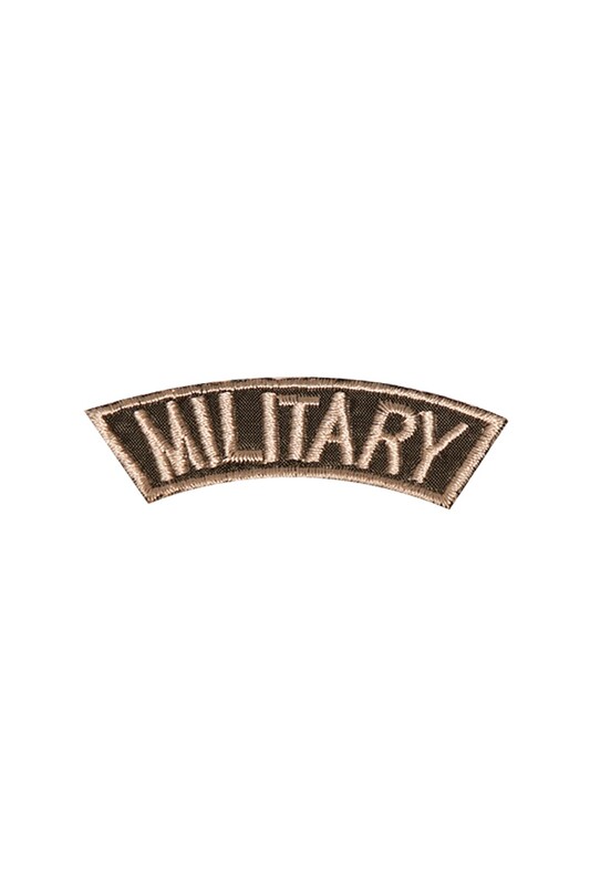 ÖNEL - Military Yazılı Arma 01 | Haki