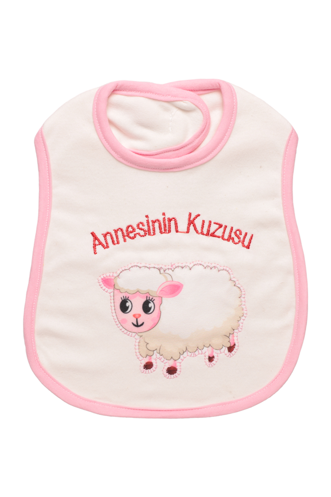 Figürlü Mama Önlüğü 02 | Pembe