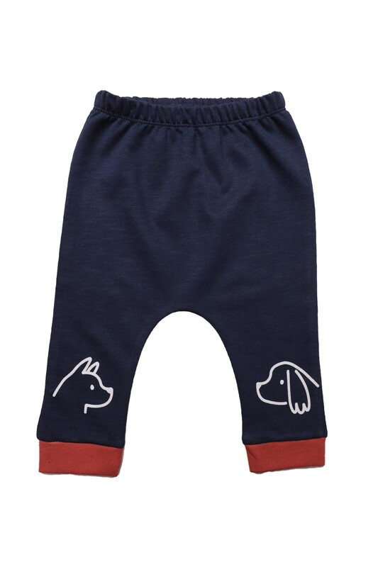 Yazı Baskılı Ekek Bebek Takım 1240 | Kiremit - Thumbnail