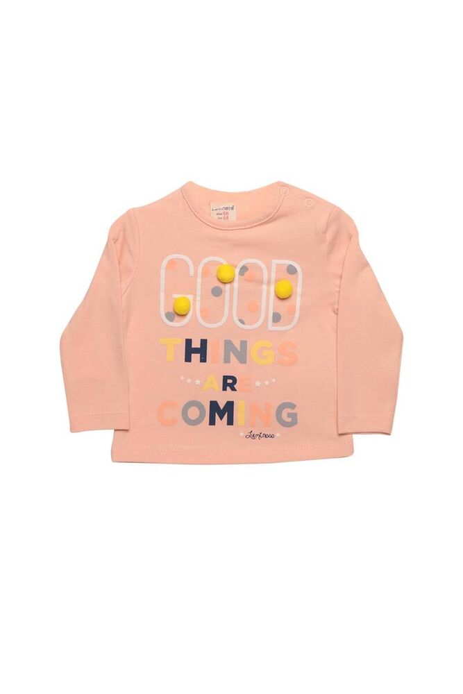 Ponponlu Kız Bebek Takım 2'li 405 | Pudra Ponponlu Kız Bebek Takım 2'li 405 | Pudra