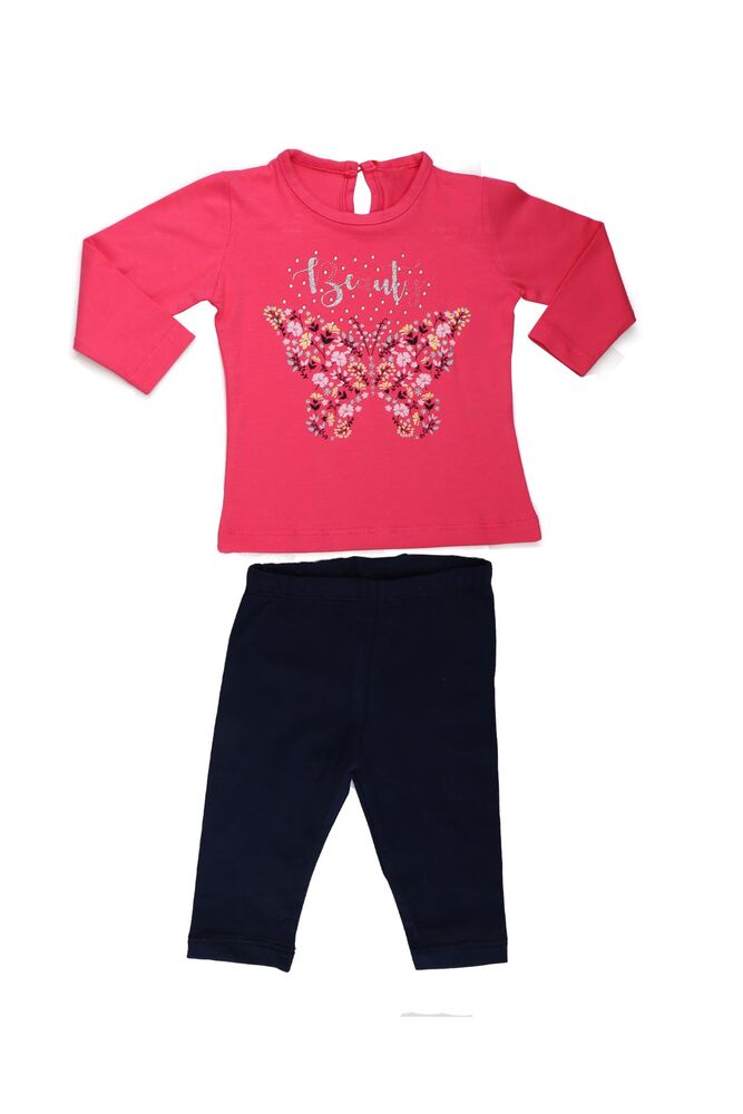 Juuta Flower Printed Baby Set | Pink