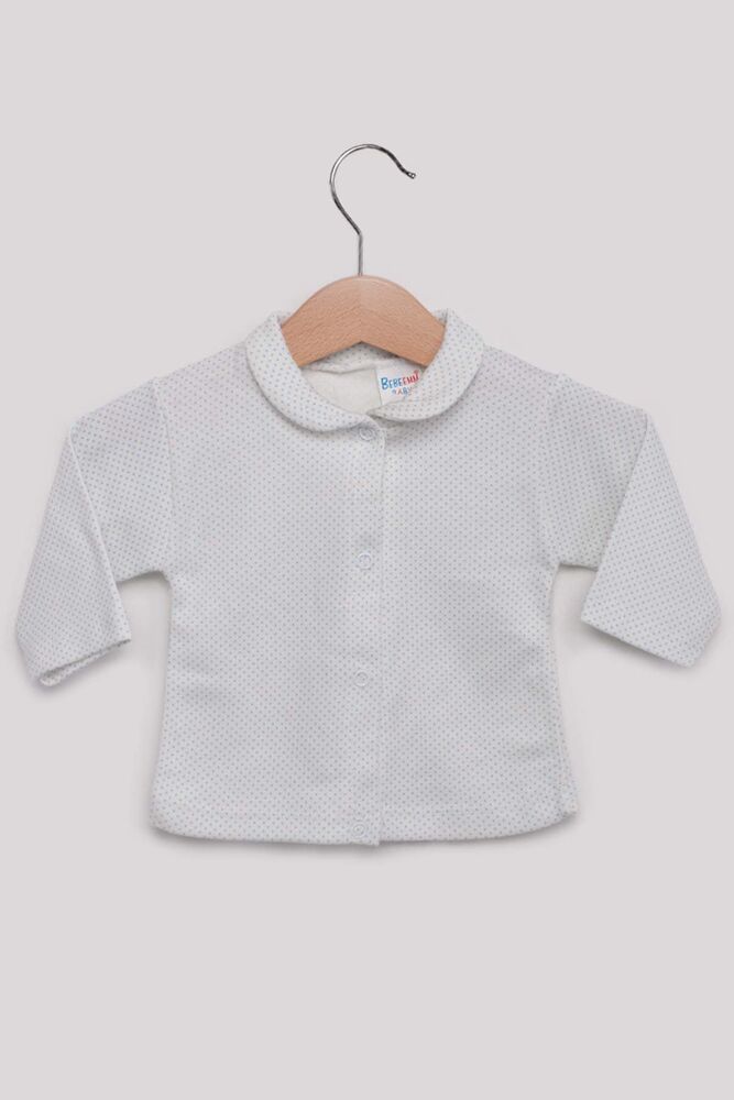 Polka Dot Patterned Baby Pajamas Set | Blue