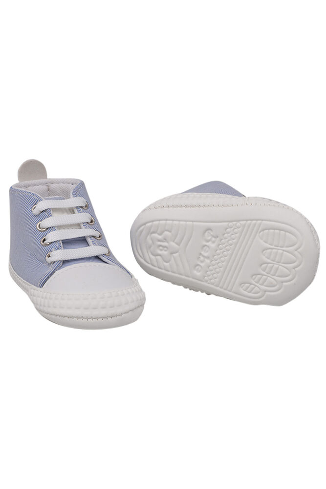 Checkered Lace-Up Baby Shoes | Blue