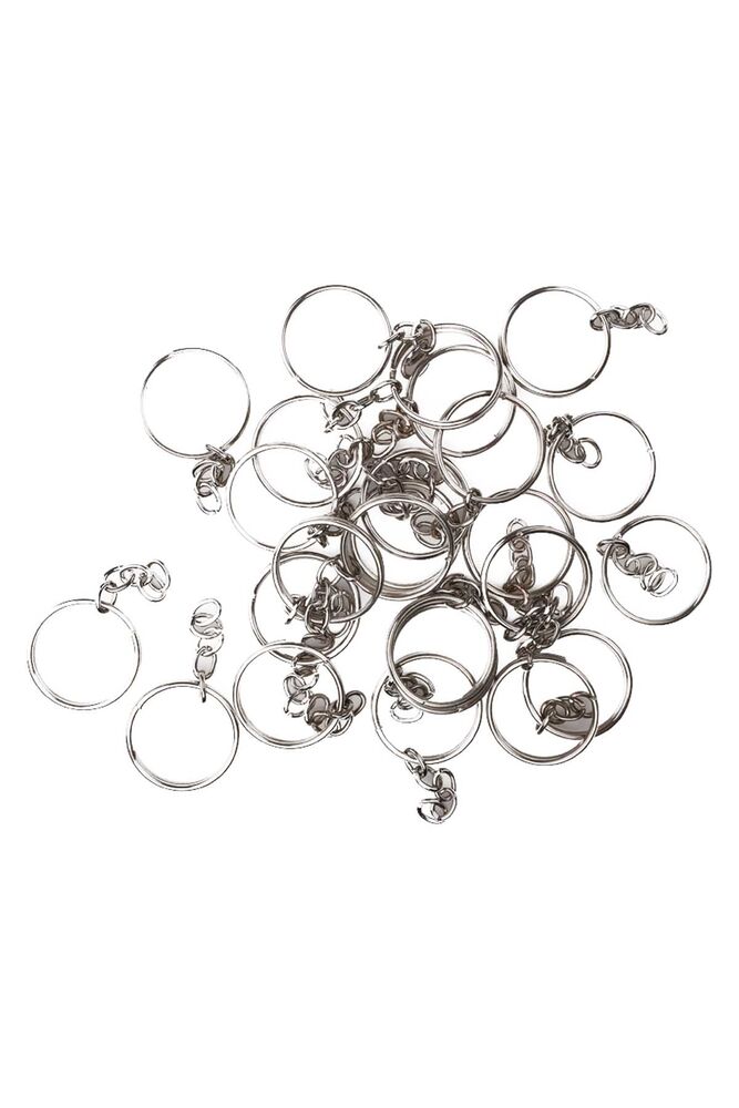 Keychain 5 cm 25 pcs | Silver
