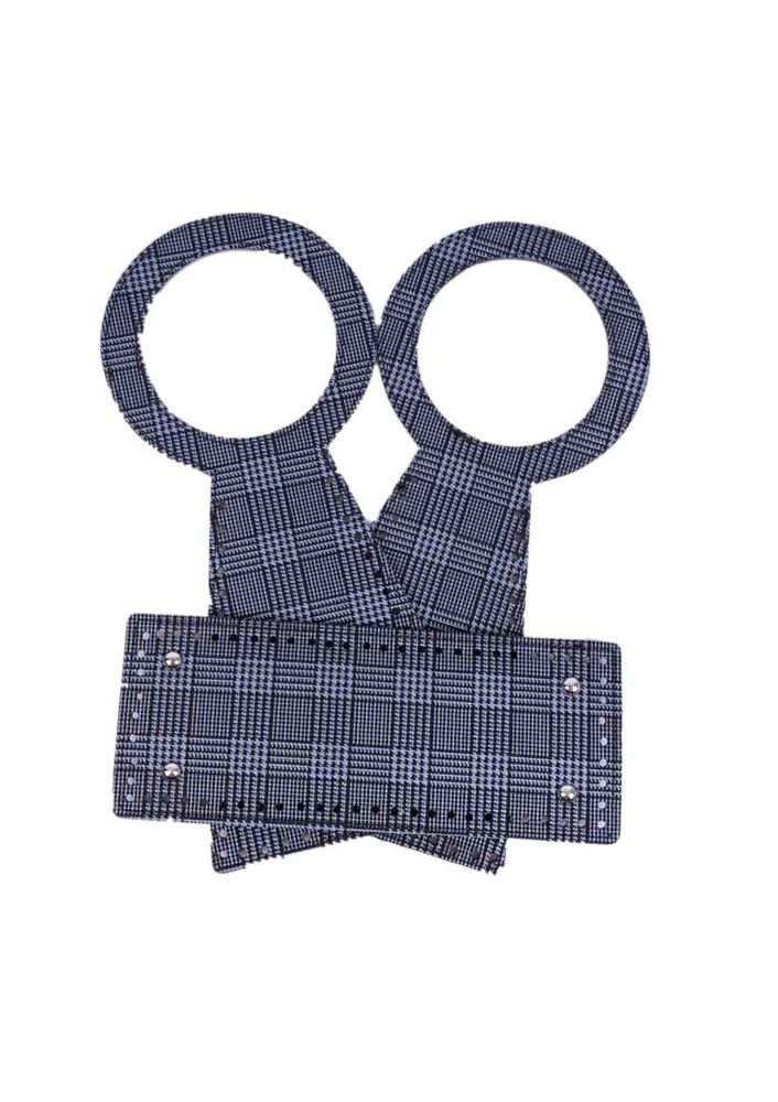 Simisso Plaid Bag Set 353 | Navy Blue