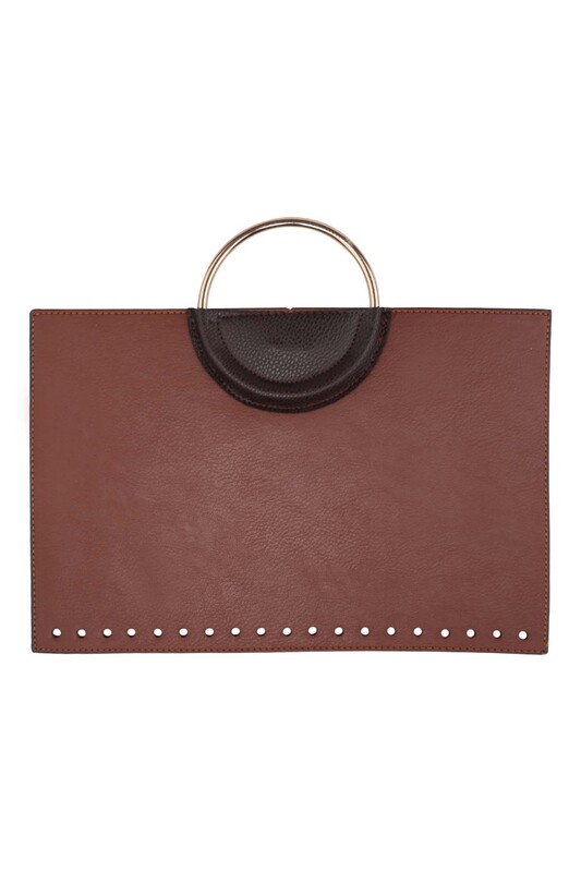 Deri Çanta Yapım Seti Taba - Thumbnail