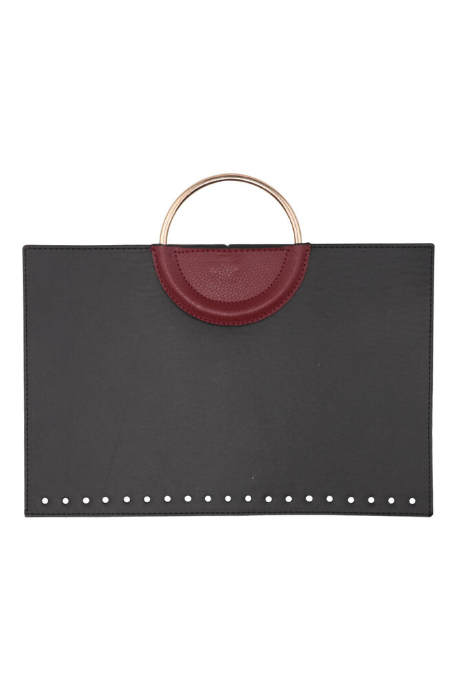 Deri Çanta Yapım Seti Siyah Bordo