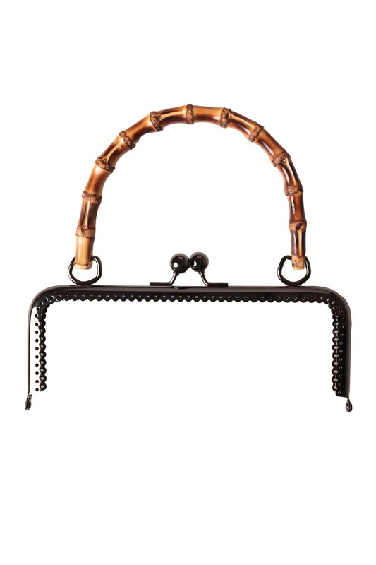 Bambu Saplı Çanta Bursu | Füme - Thumbnail