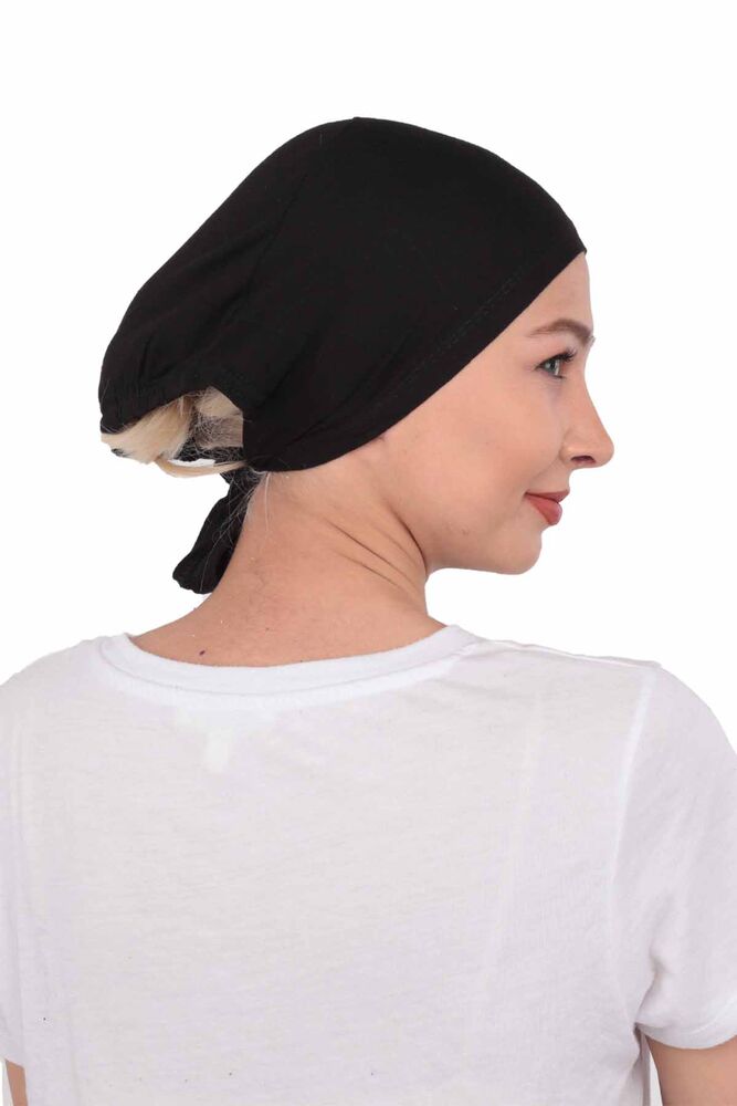 Boneci Düz Penye Bone | Siyah