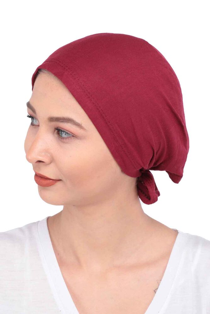 Boneci Düz Penye Bone | Bordo